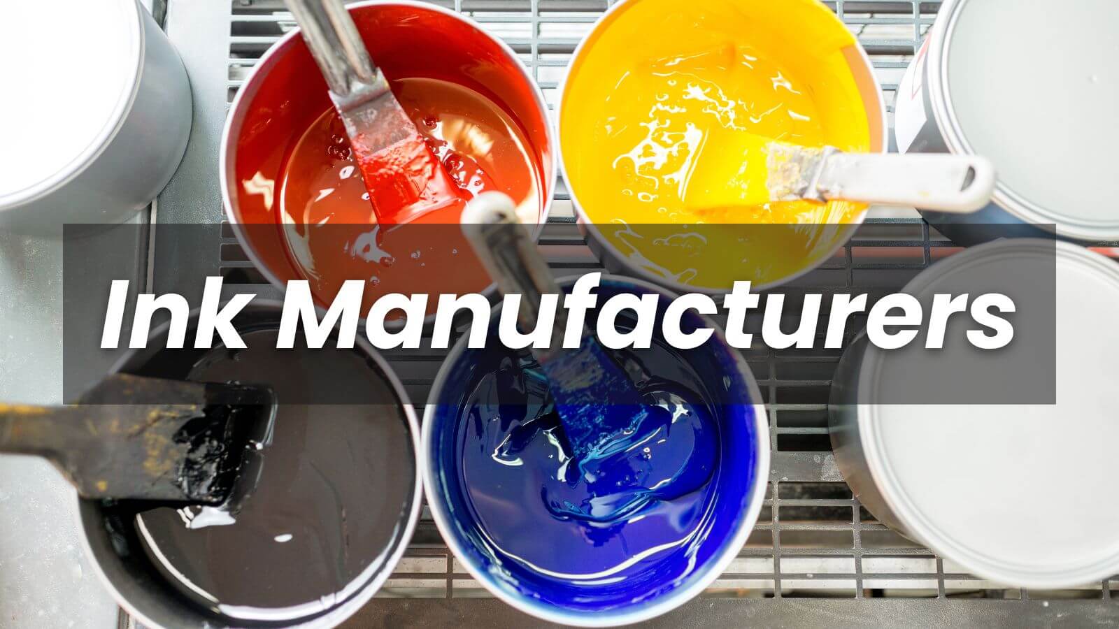 Top 10 Ink Manufacturing Companies in World
